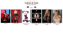 Tablet Screenshot of galeriedesade.com
